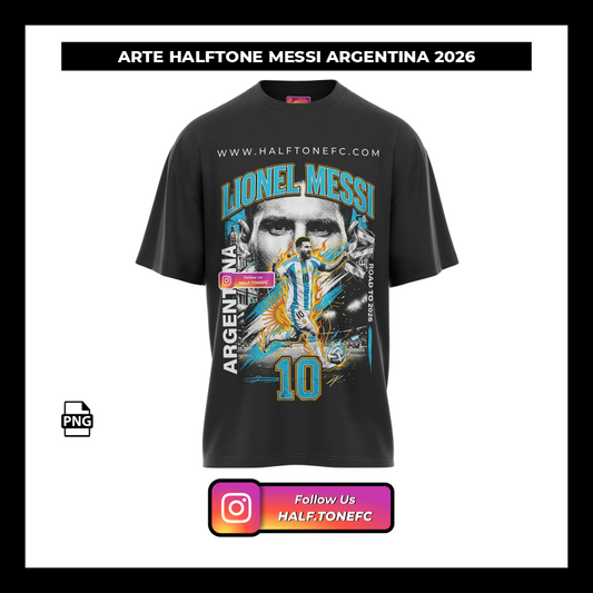ARTE HALFTONE A3 - LIONEL MESSI 2026